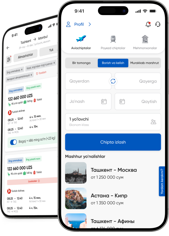 MySafar mobile app mockup